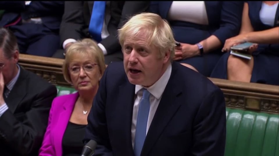 Premiér Boris Johnson